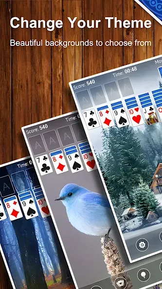 Solitaire Card Game (Солитер карточная игра)  [МОД Бесконечные деньги] Screenshot 3