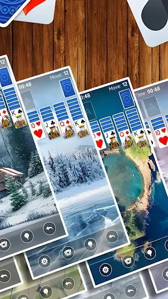 Solitaire Card Game (Солитер карточная игра)  [МОД Бесконечные деньги] Screenshot 4