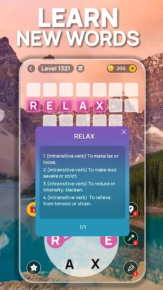 Word Scenery: Crossword (Ворд Трип)  [МОД Бесконечные деньги] Screenshot 3