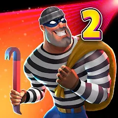 Скачать взлом Robbery Madness 2:Stealth game (Робери Маднесс 2)  [МОД Все открыто] - полная версия apk на Андроид