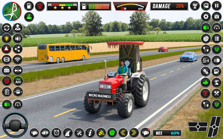 Indian Tractor Games Simulator  [МОД Бесконечные монеты] Screenshot 5