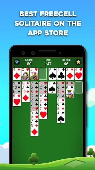 FreeCell Solitaire: Card Games (Фрицелл пасьянс)  [МОД Много денег] Screenshot 2