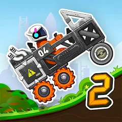 Взлом Rovercraft 2: Race a space car (Роверкрафт 2)  [МОД Много монет] - последняя версия apk на Андроид