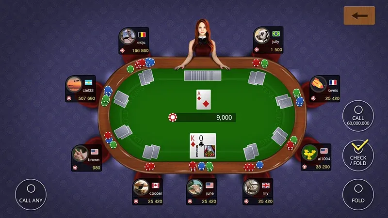 Texas holdem poker king  [МОД Много монет] Screenshot 3