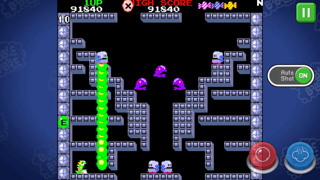 BUBBLE BOBBLE classic (БАБЛ БОББЛ классика)  [МОД Меню] Screenshot 2