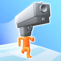 Взломанная Gun Head Run (Ган Хэд Ран)  [МОД Меню] - последняя версия apk на Андроид