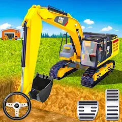 Взломанная Heavy Construction Simulator  [МОД Menu] - полная версия apk на Андроид