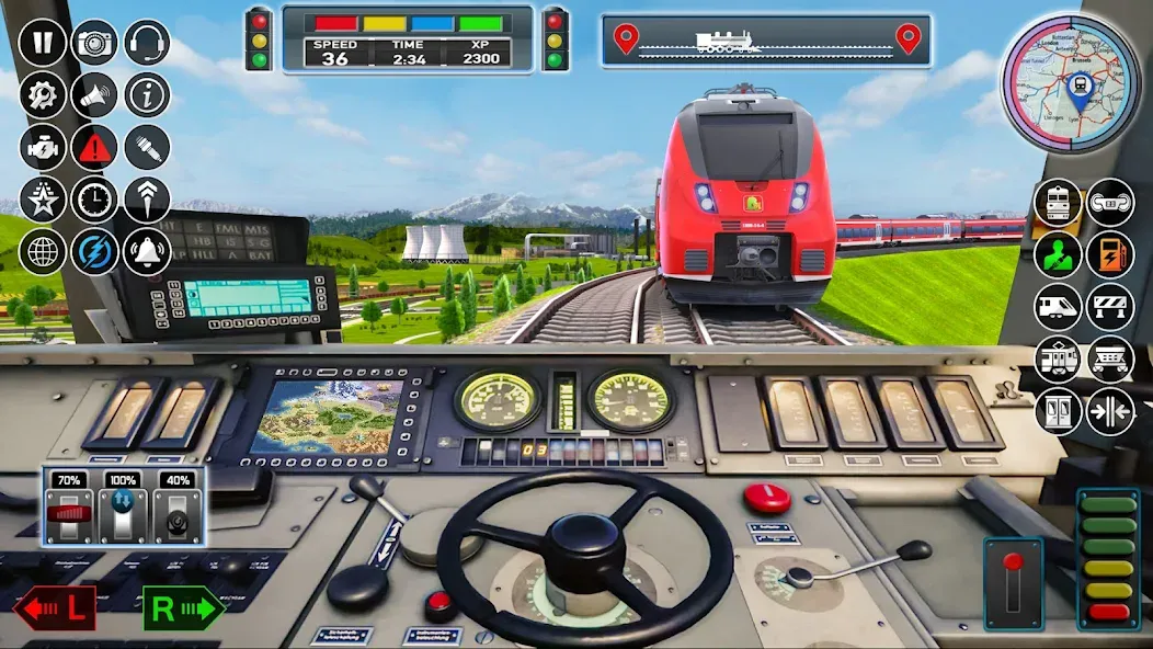 City Train Game 3d Train games  [МОД Бесконечные монеты] Screenshot 1