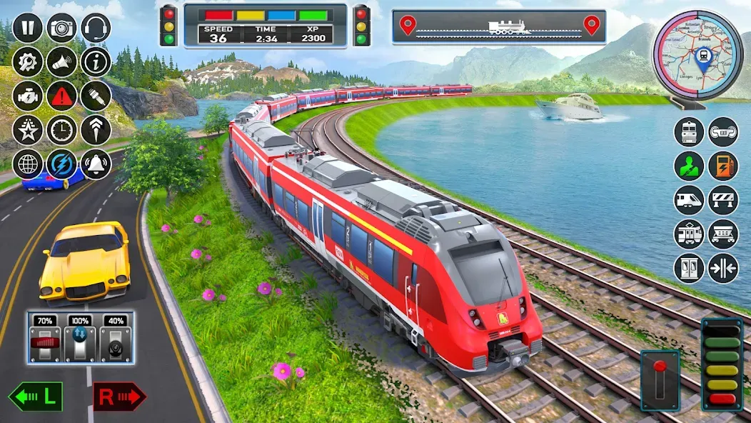 City Train Game 3d Train games  [МОД Бесконечные монеты] Screenshot 3