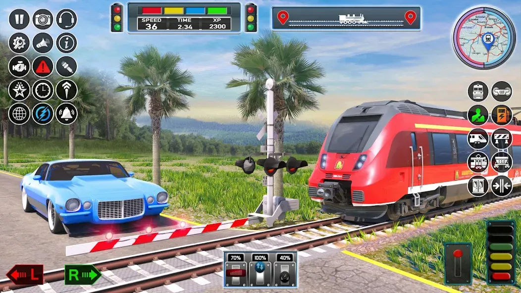 City Train Game 3d Train games  [МОД Бесконечные монеты] Screenshot 4