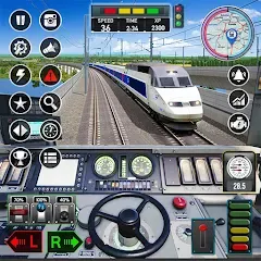 Скачать взломанную City Train Game 3d Train games  [МОД Бесконечные монеты] - стабильная версия apk на Андроид