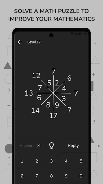 Math Puzzle & Brain Riddles  [МОД Menu] Screenshot 3