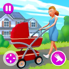 Скачать взлом Mother Simulator: Family life  [МОД Бесконечные деньги] - стабильная версия apk на Андроид