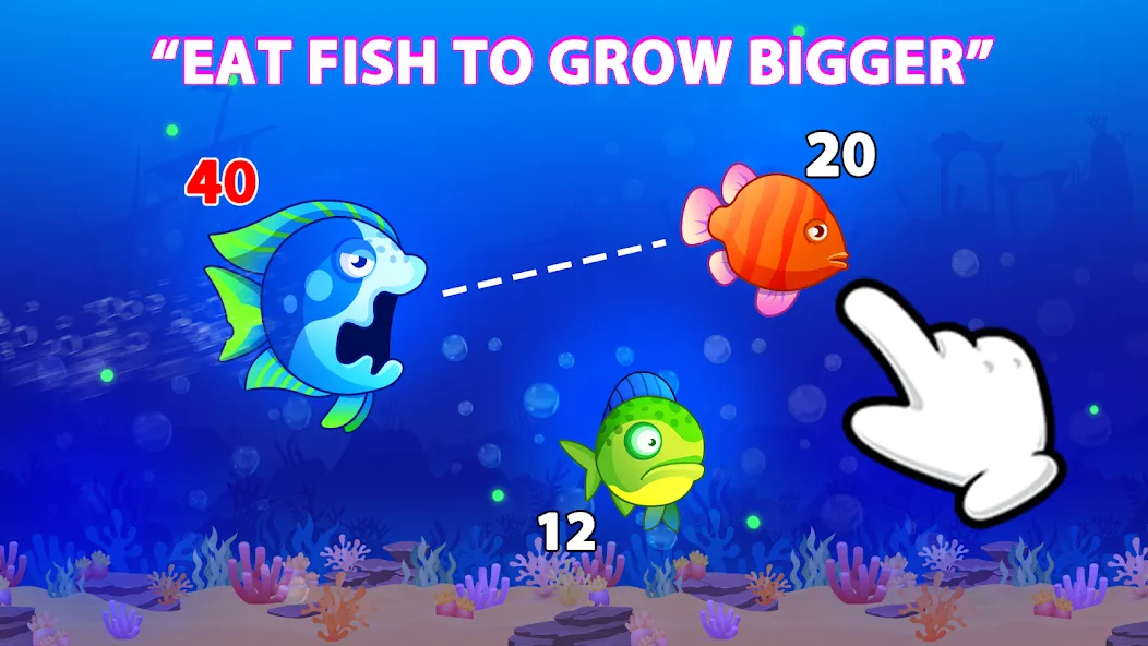 Eat Fish.IO : Fish Battle  [МОД Меню] Screenshot 1