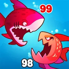 Скачать взломанную Eat Fish.IO : Fish Battle  [МОД Меню] - стабильная версия apk на Андроид