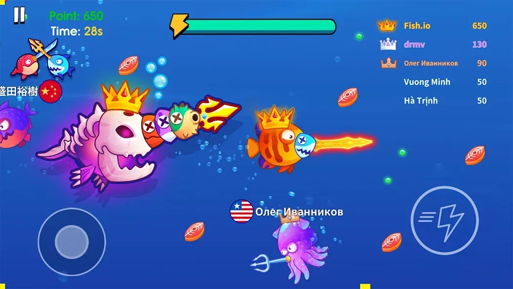 Sword Shark.io - Hungry Shark  [МОД Unlocked] Screenshot 2