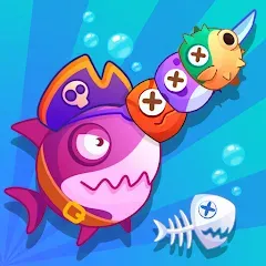 Скачать взлом Sword Shark.io - Hungry Shark  [МОД Unlocked] - стабильная версия apk на Андроид