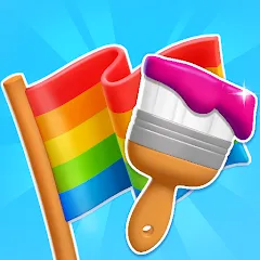 Взлом Flag Painters (Флаг Пэйнтерс)  [МОД Бесконечные деньги] - полная версия apk на Андроид