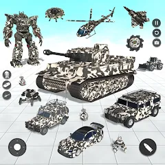 Скачать взлом Tank Robot Game Army Games (армейский танк робот трансформационная игра)  [МОД Menu] - полная версия apk на Андроид