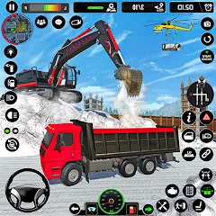 Скачать взлом Excavator Simulator Crane Game (Экскаватор Симулятор Кран Игра)  [МОД Бесконечные монеты] - последняя версия apk на Андроид