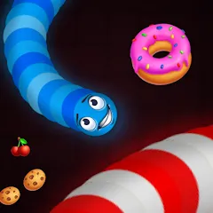 Взлом Snake vs Worms: Fun .io Zone  [МОД Menu] - последняя версия apk на Андроид