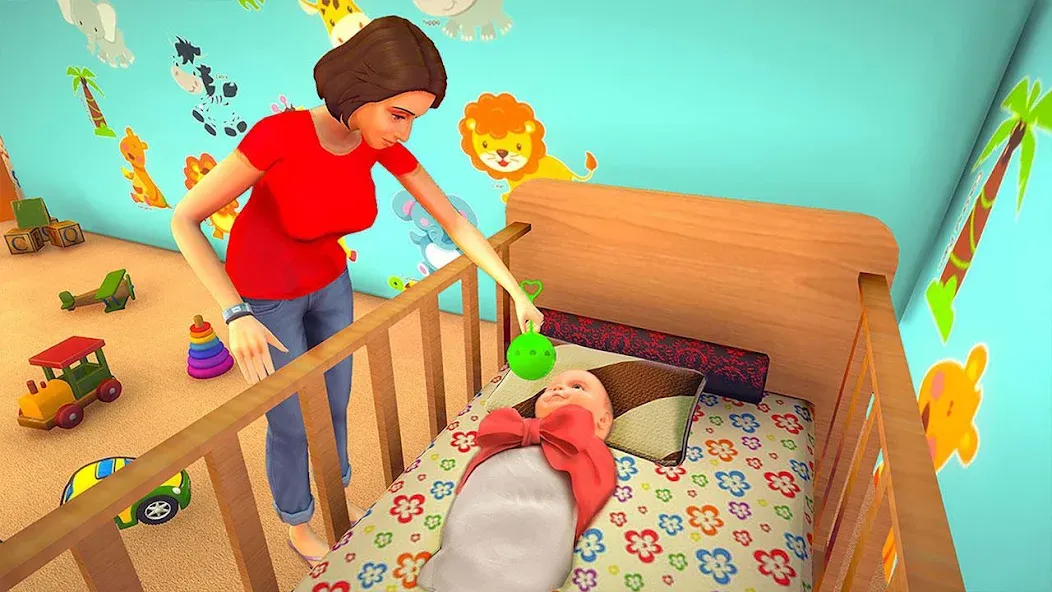 Virtual Pregnant Mom Baby Care (Виртуальная беременная мама Уход за младенцем)  [МОД Много денег] Screenshot 4