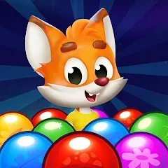 Взлом Bubble Friends Bubble Shooter  [МОД Mega Pack] - стабильная версия apk на Андроид