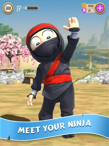 Clumsy Ninja (Кламзи Ниндзя)  [МОД Unlocked] Screenshot 1