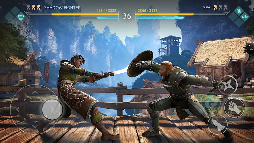 Shadow Fight 4: Arena (Шадоу Файт 4)  [МОД Меню] Screenshot 1