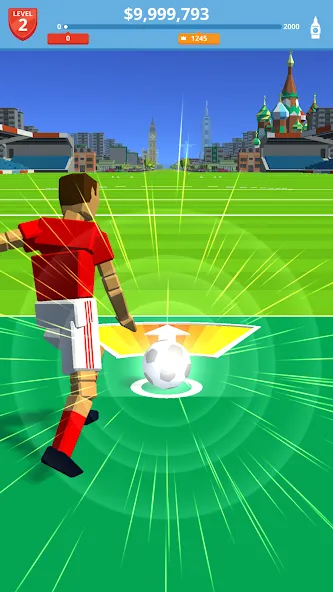 Soccer Kick (Сокер Кик)  [МОД Бесконечные монеты] Screenshot 1