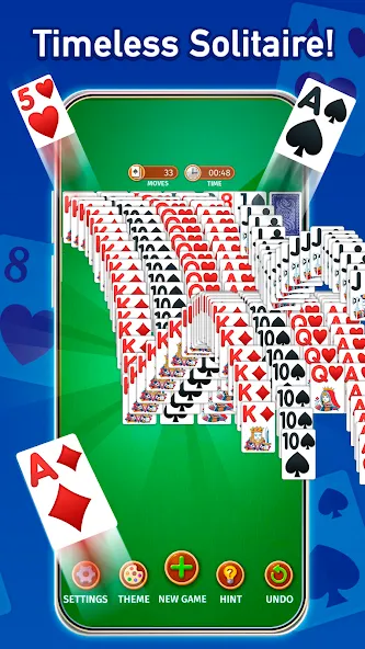 Solitaire: Classic Card Game (Клондайк Солитер)  [МОД Бесконечные деньги] Screenshot 3