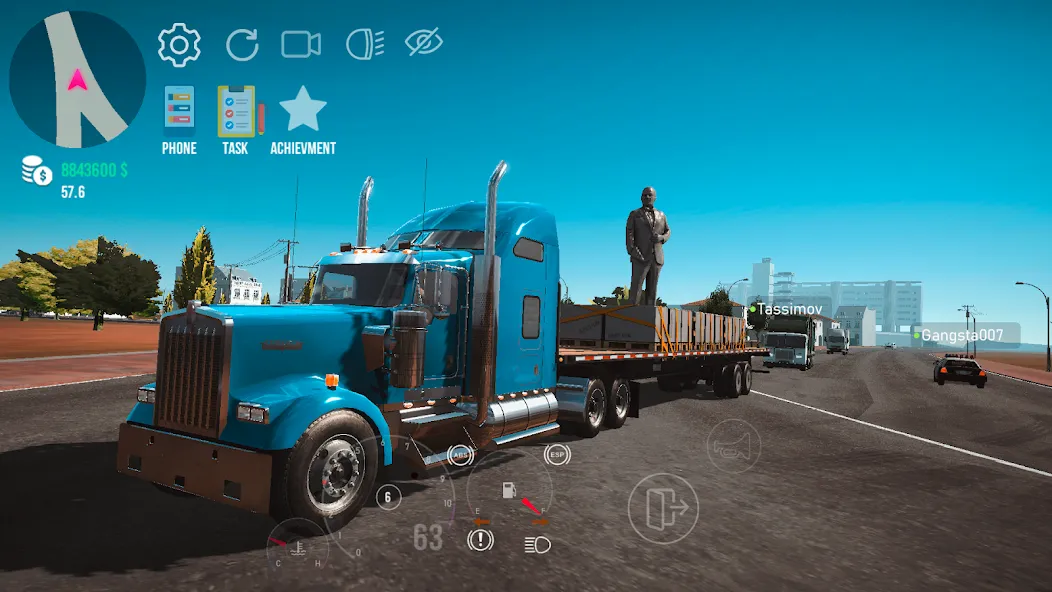 Nextgen: Truck Simulator Drive (Некстджен)  [МОД Бесконечные монеты] Screenshot 2