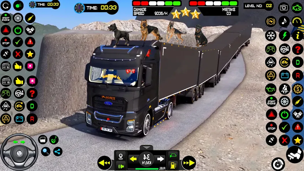 Cargo Truck Driving Truck Game (Ойл трек геймс симулятор 3D)  [МОД Mega Pack] Screenshot 2