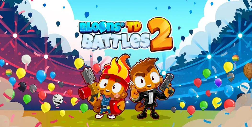 Bloons TD Battles 2 (Блунс ТД Батлс 2)  [МОД Бесконечные монеты] Screenshot 1