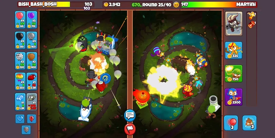 Bloons TD Battles 2 (Блунс ТД Батлс 2)  [МОД Бесконечные монеты] Screenshot 5