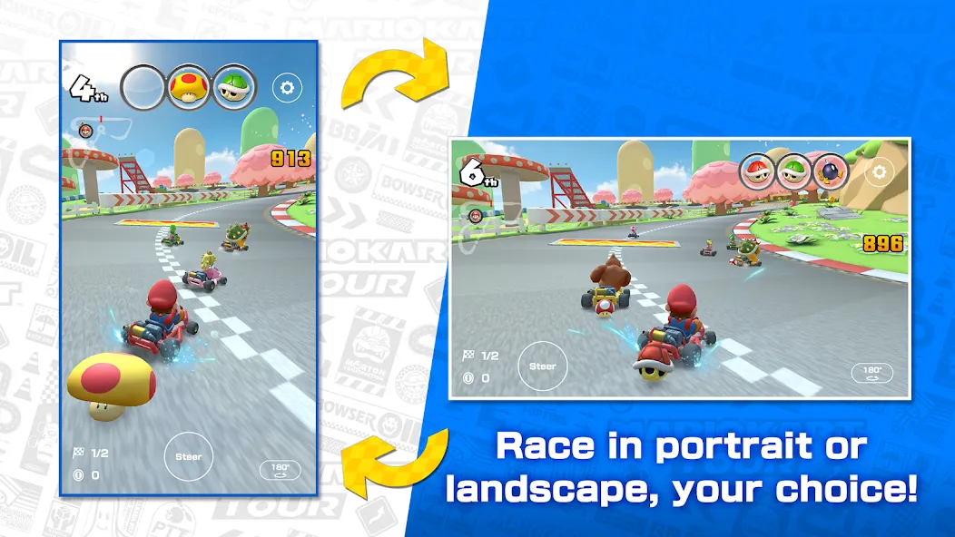 Mario Kart Tour (Марио Карт Тур)  [МОД Бесконечные монеты] Screenshot 3