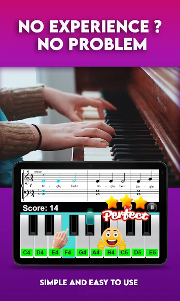 Real Piano Teacher  [МОД Много монет] Screenshot 1