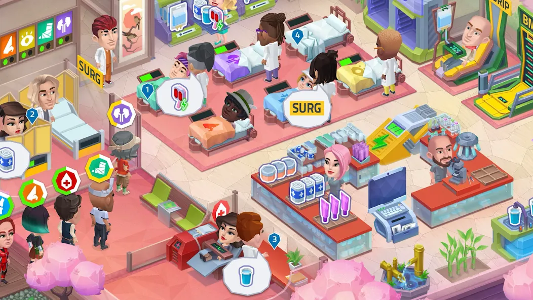 Happy Clinic: Hospital Game  [МОД Unlocked] Screenshot 5