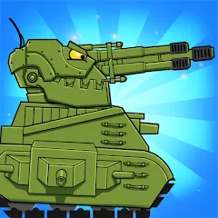 Взломанная Merge Master Tanks: Tank wars (Мерж Танки)  [МОД Много монет] - последняя версия apk на Андроид