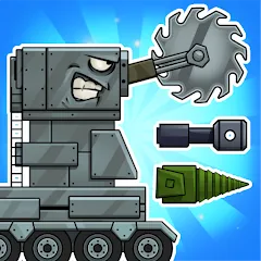 Взломанная Tanks Arena io: Craft & Combat (Танки Арена ио)  [МОД Много денег] - последняя версия apk на Андроид