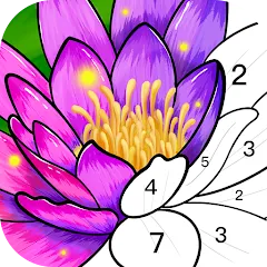 Скачать взломанную Color Time - Paint by Number (Колор Тайм)  [МОД Mega Pack] - полная версия apk на Андроид