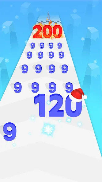 Number Merge: Run Master 3D (Намбер Мердж)  [МОД Бесконечные деньги] Screenshot 2