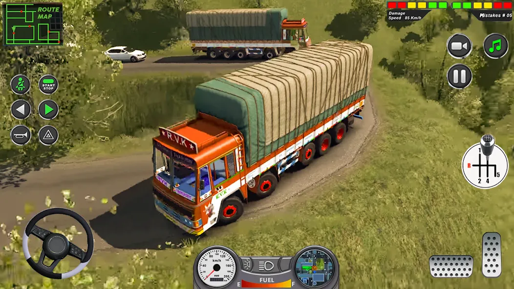 Indian Heavy Truck Delivery 3D  [МОД Меню] Screenshot 3