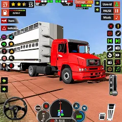 Взломанная American Cargo City Driving 3D  [МОД Mega Pack] - полная версия apk на Андроид