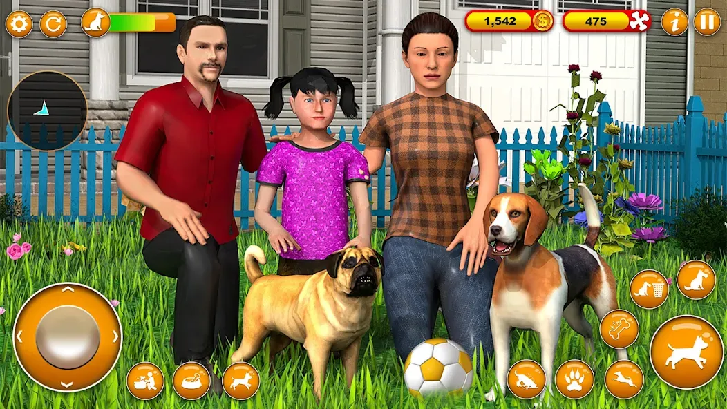 Pet Dog Family Adventure Games  [МОД Mega Pack] Screenshot 1