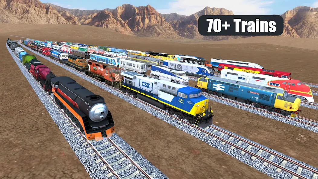 Train Sim (Трейн Сим)  [МОД Unlimited Money] Screenshot 1