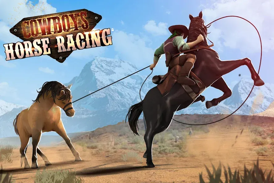 Cowboys Horse Racing Derby  [МОД Mega Pack] Screenshot 1