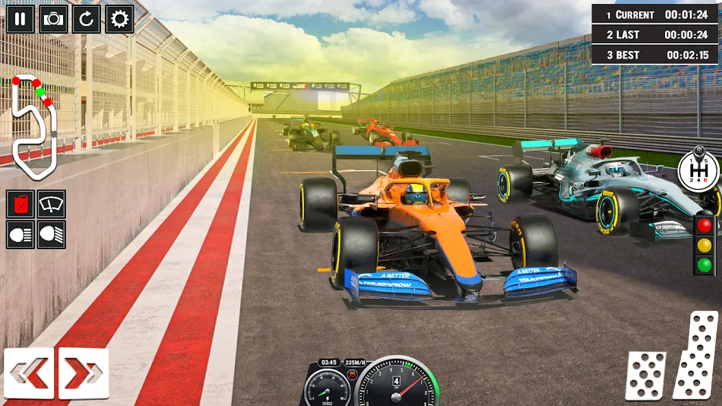 Formula Racing Car Racing Game  [МОД Много монет] Screenshot 1