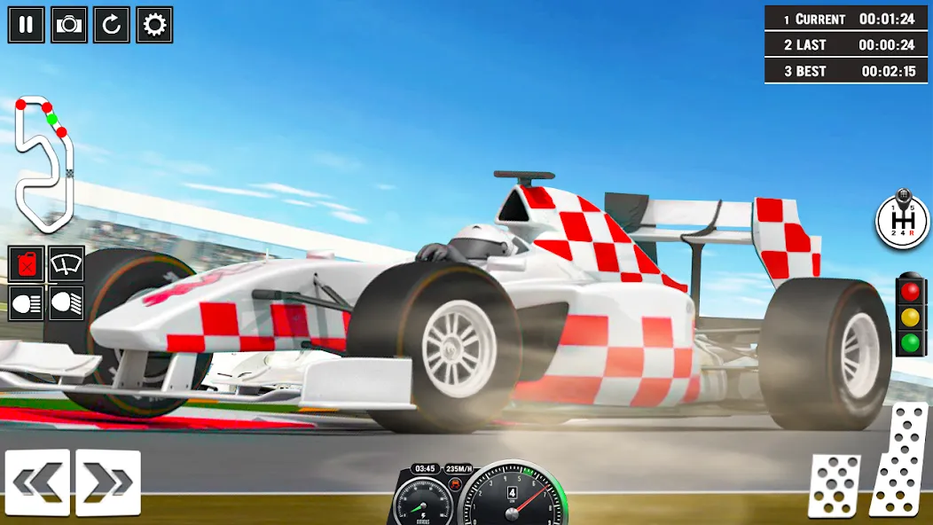 Formula Racing Car Racing Game  [МОД Много монет] Screenshot 4