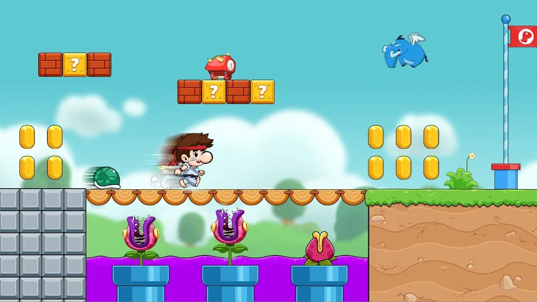 Bean's World Super: Run Games  [МОД Menu] Screenshot 4